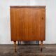 Meuble bar vintage en teck 1960