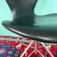 Chaise de bureau vintage Arne Jacobsen 3117 Series One en cuir noir