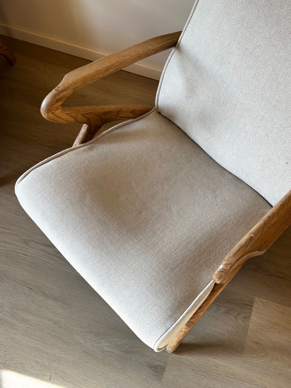 Mid Century Oak armchair