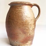 Large stoneware pot with handle