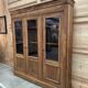 Showcase in fine walnut from the 19th century.