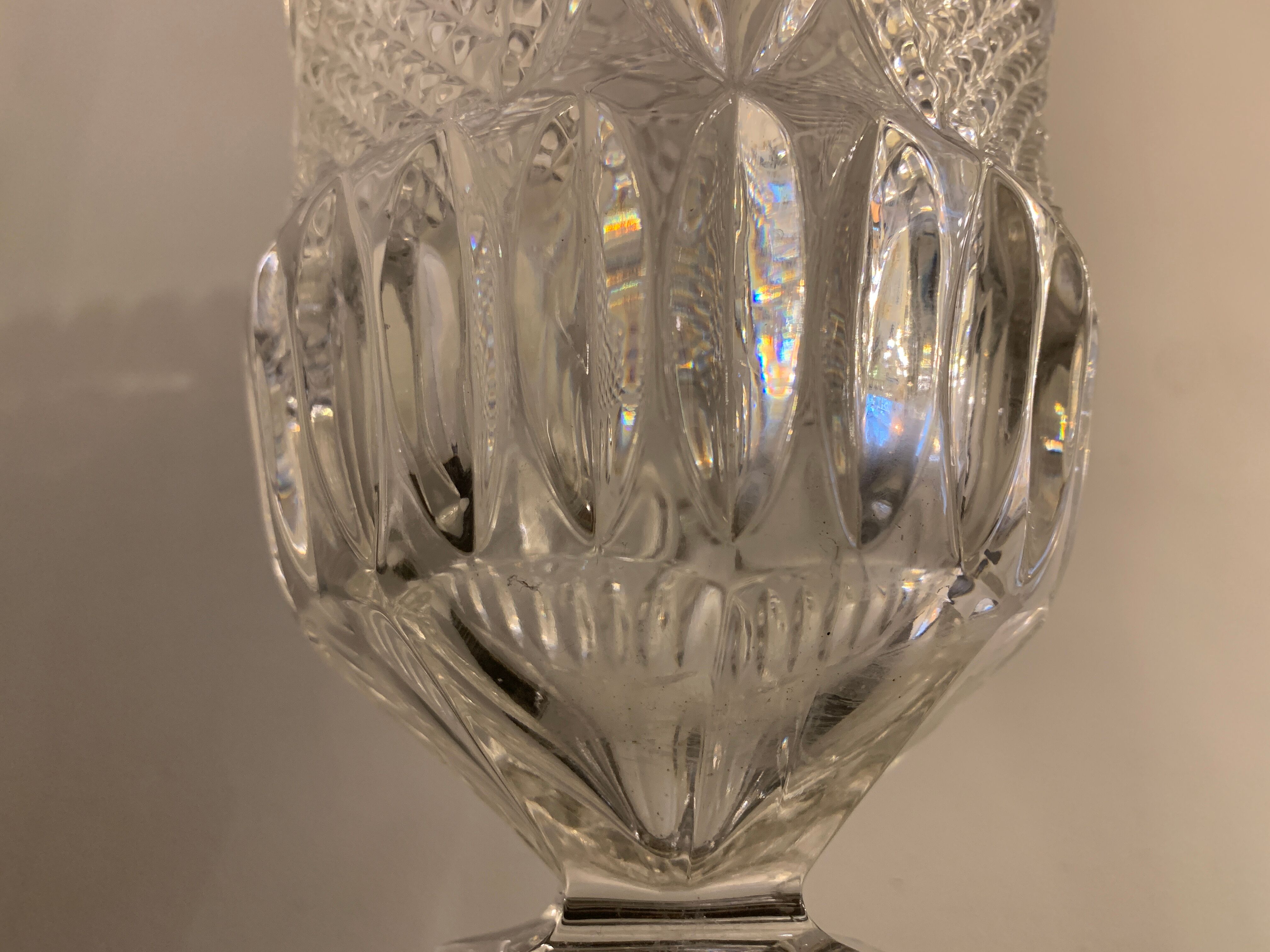 Crystal Medici Vase, height 27 cm