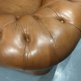 Chesterfield leather armchair