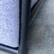 Day Bed by Eileen Gray in black metal and Kvadrat wool fabric for Classicon