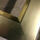 Table low brass brushed 1970