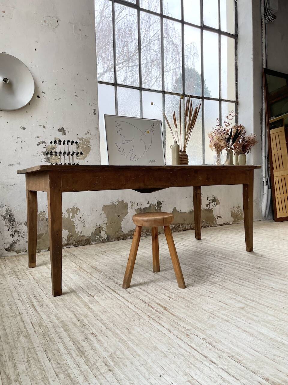 Oak farm table 2m
