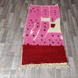 Handmade Moroccan rug pure wool 3x2 m