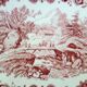 3 plates Villeroy & Boch model Burgenland red
