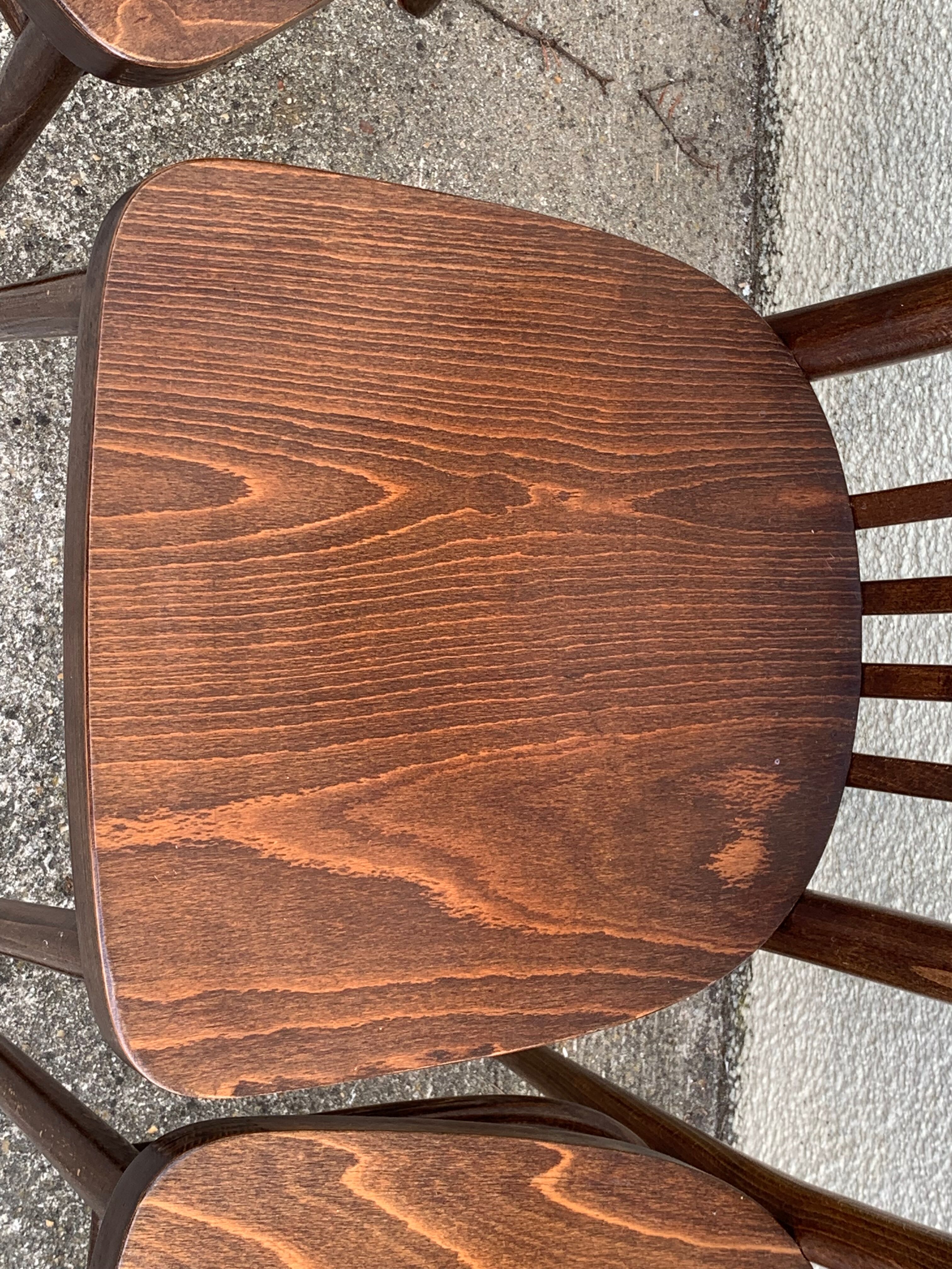 Bistro chairs 1950 made in Czechoslovakia