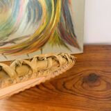 Rattan mirror