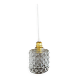 Modern vintage glass globe pendant light