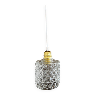 Suspension moderne globe en verre vintage