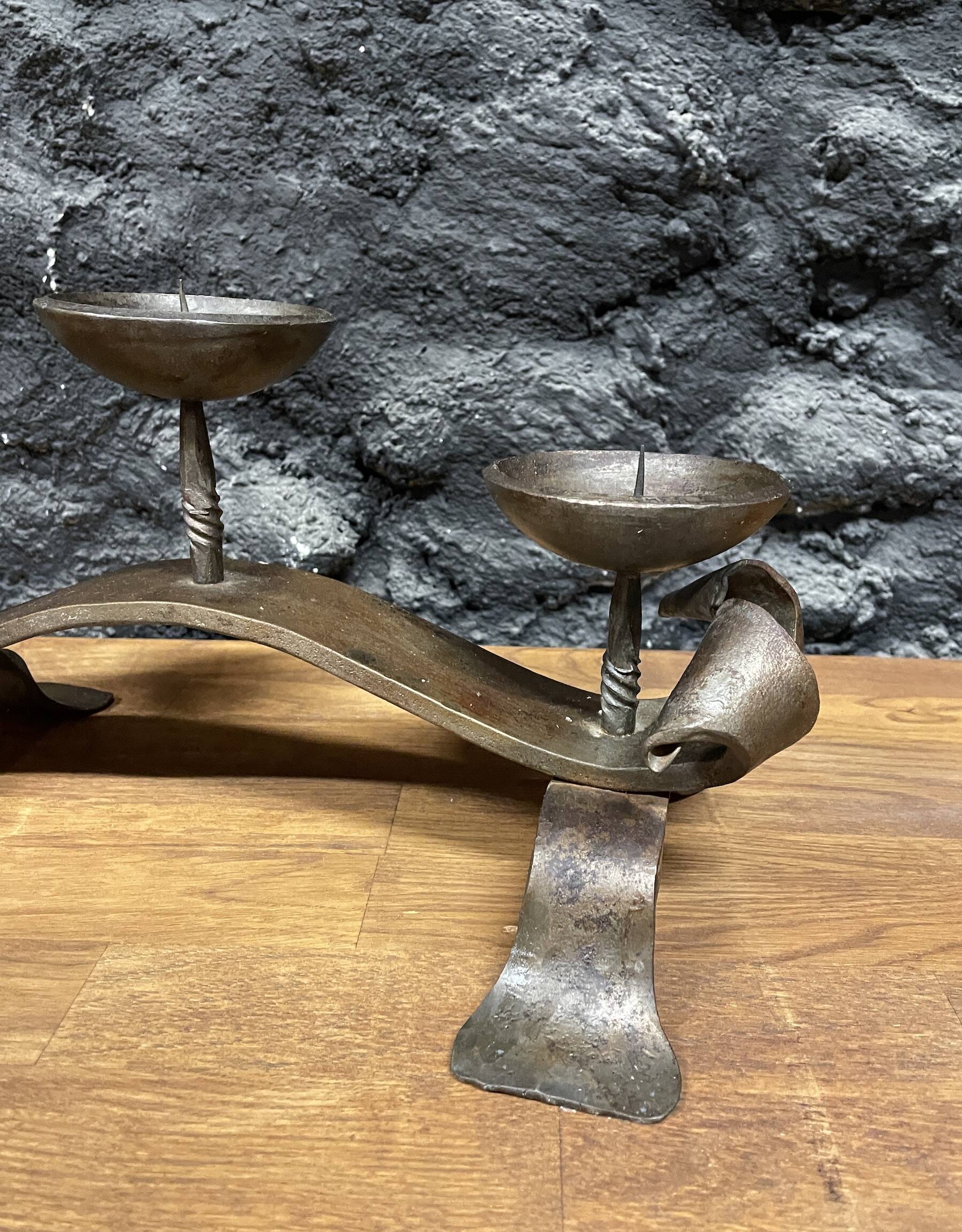 Brutalist candle holder - popular art