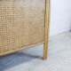 Desk in rattan and caning