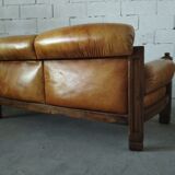 Brutalist Leather Lounge