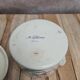 Small covered pot Sarreguemines with an old floral design – vintage charm