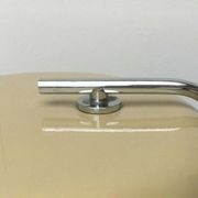 Minimalist German table lamp from the mid-century space age by Hustadt Leuchten, 1960s.