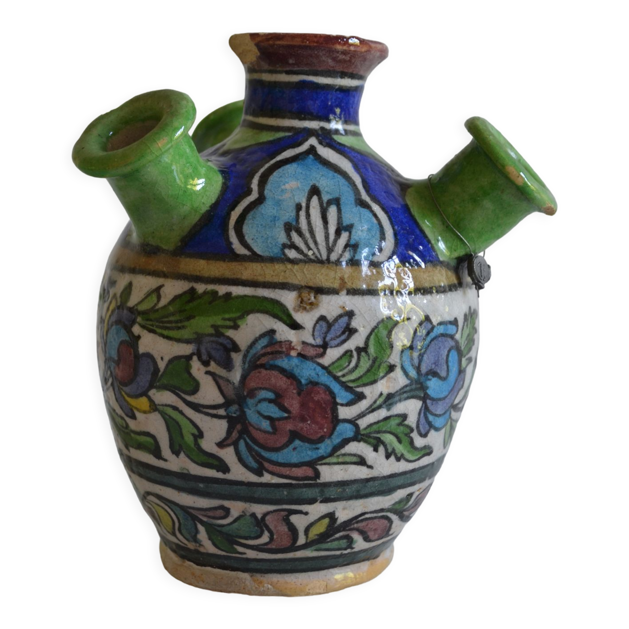 Vase in ceramic ottoman Iznik
