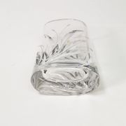 Vase ovale en cristal, Bleikristal, Allemagne, années 1960