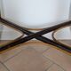 Table en bois et rotin 1920