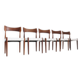 Set of vintage Danish dining chairs by Bernhard Pedersen, 1960s