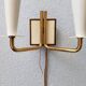 Lot de deux appliques murales vintage 70s