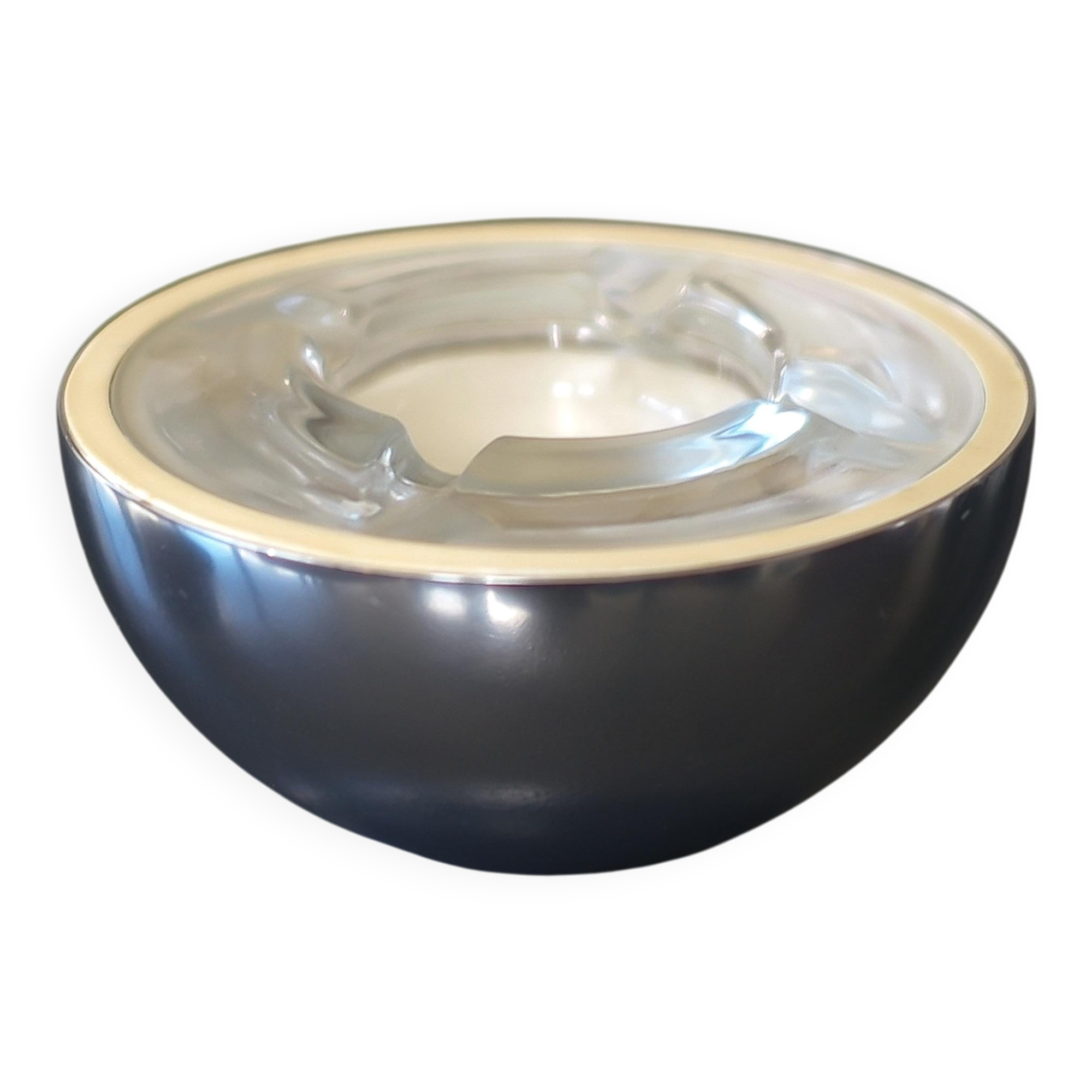 Rare kinetic ashtray by Yonel Lebovici, France, 1970s.
