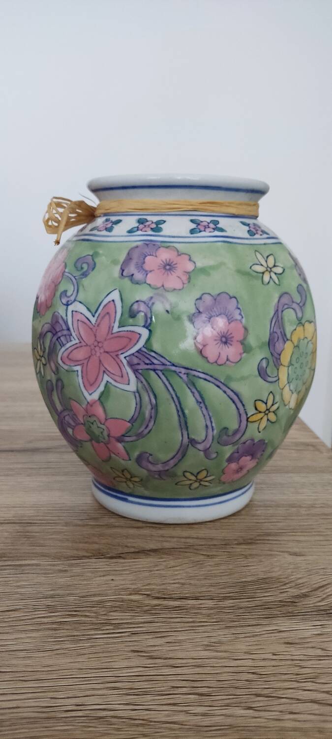 Floral ball vase