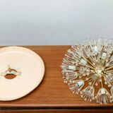 Austrian Flower Ceiling Lamp by Emil Stejnar for Rupert Nikoll, Vienna, Austria, 1950s