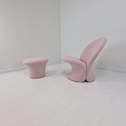 Model F572 Lounge Chair with Pouf by Pierre Paulin for Artifort, 1967