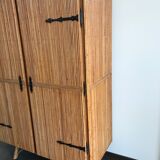 Wardrobe rattan design 60s