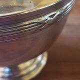 19th century teapot and sugar bowl. Silver metal hallmark.