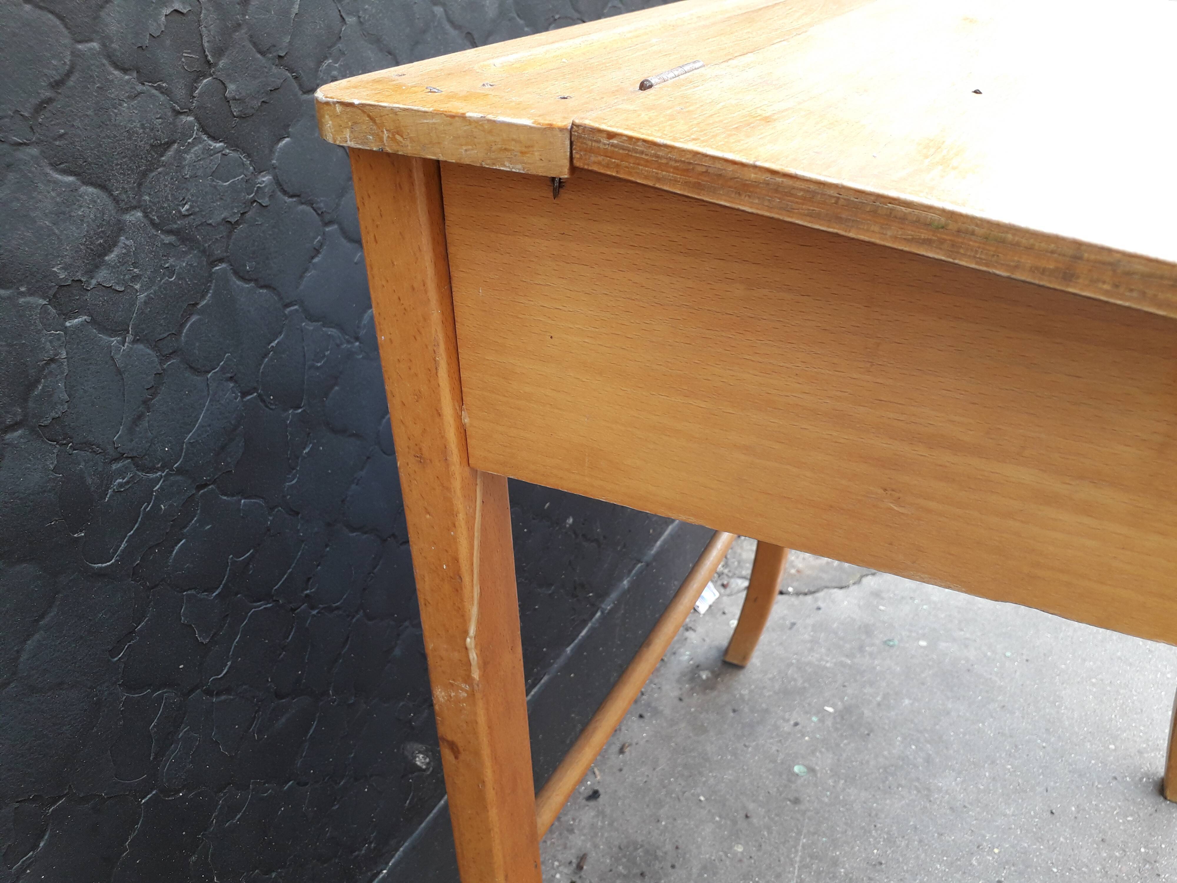 Child desk and vintage chair