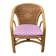 Vintage woven rattan armchair – bohemian charm – vintage – 70s – 80s
