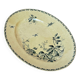 Large oval iron earth dish Gien