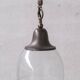Clear Bell Shaped Antique Pendant Light