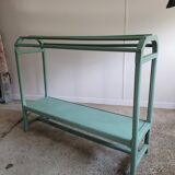 Entrance wardrobe saying "Throw clothes"