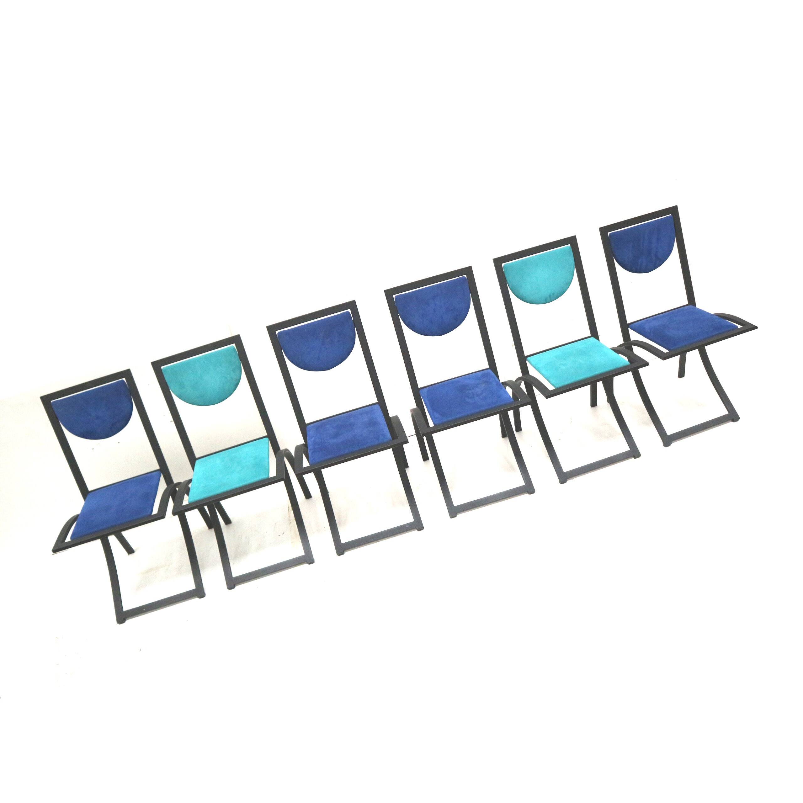 Ensemble de 6 chaises à manger par Karl Friedrich Förster pour KFF Design