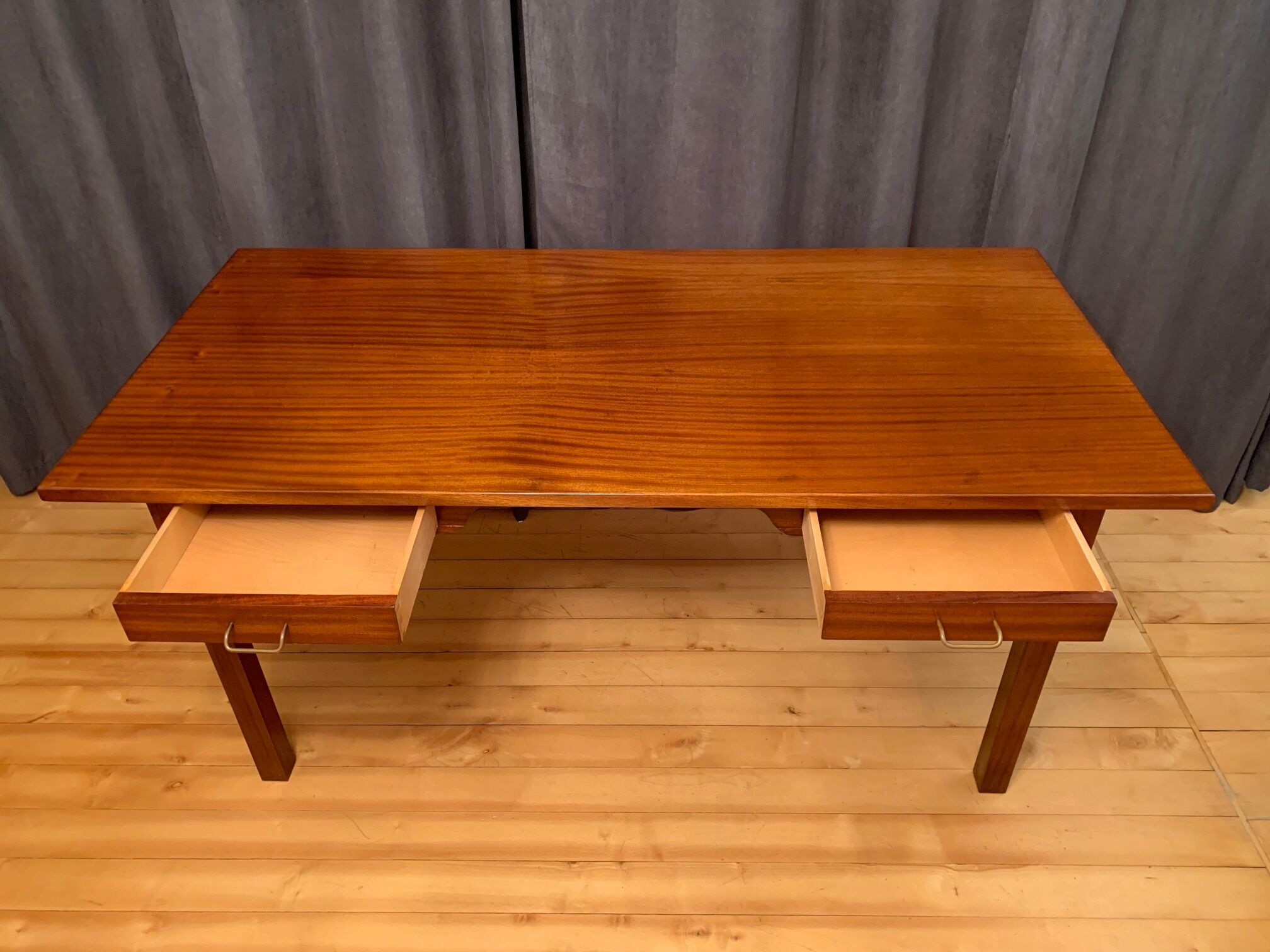 Frits Henningsen style desk from Denmark in the 1950s.