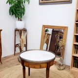 Wooden and marble coffee table