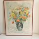Tableau test in colours Still life with wildflowers - Lucien Gibert