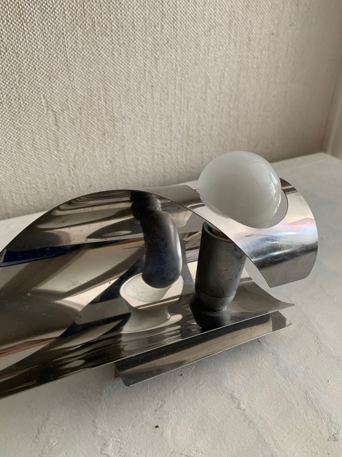Vintage chrome wall lamp