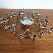 Candleholders by Ceasar Stoffi & Fritz Nagel for BMF, 1960s, Set of 9