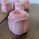 Bougeoirs boutons de roses