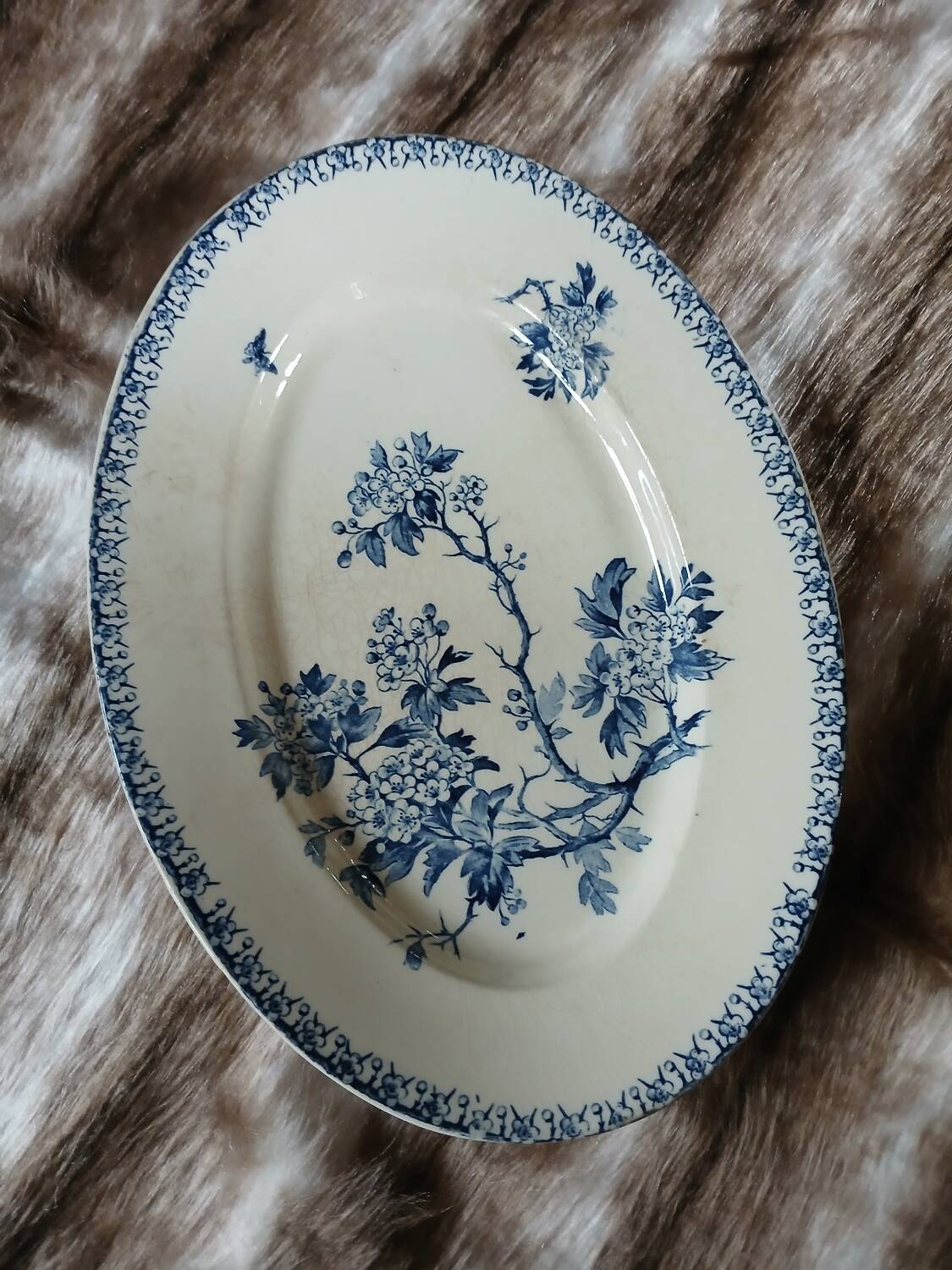 Old ironstone plate