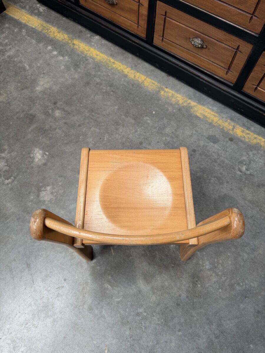 Set of 5 children's chairs from the 1960s.