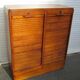 Double curtain binder, 1950-1960 in oak