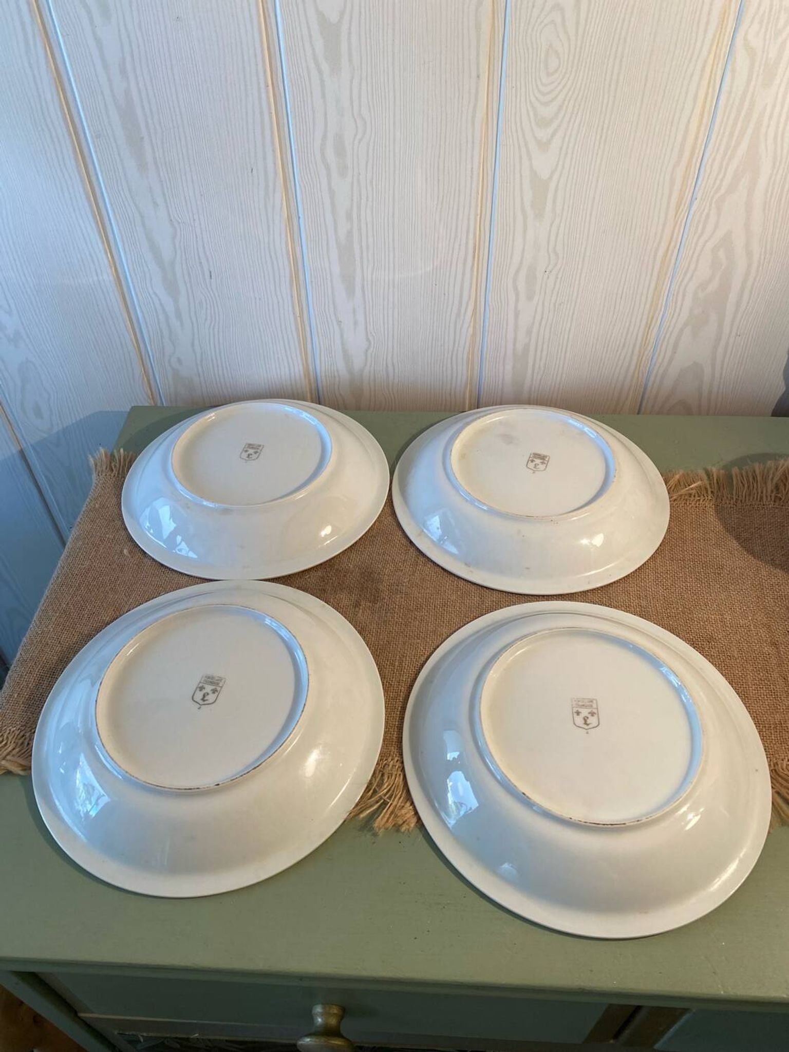 Vintage French porcelain service