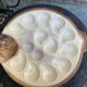 Large oyster dish in the shape of fish model Copenhagen by Longwy france old and collector