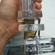 Art Deco crystal lamp base 1930 bronze